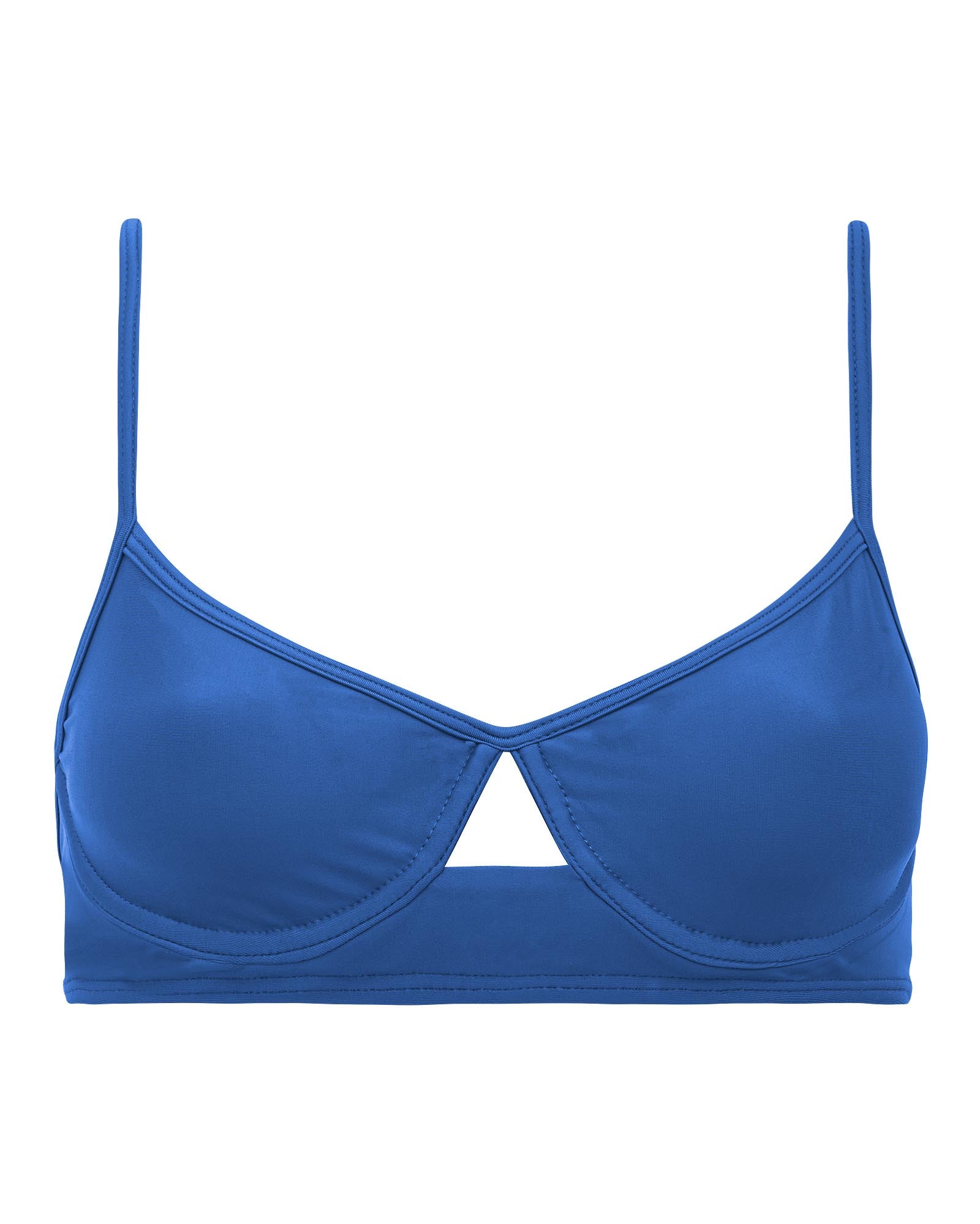 Conjunto Top Com Aro Essencial Nautico + Calcinha Cortininha Essencial Nautico