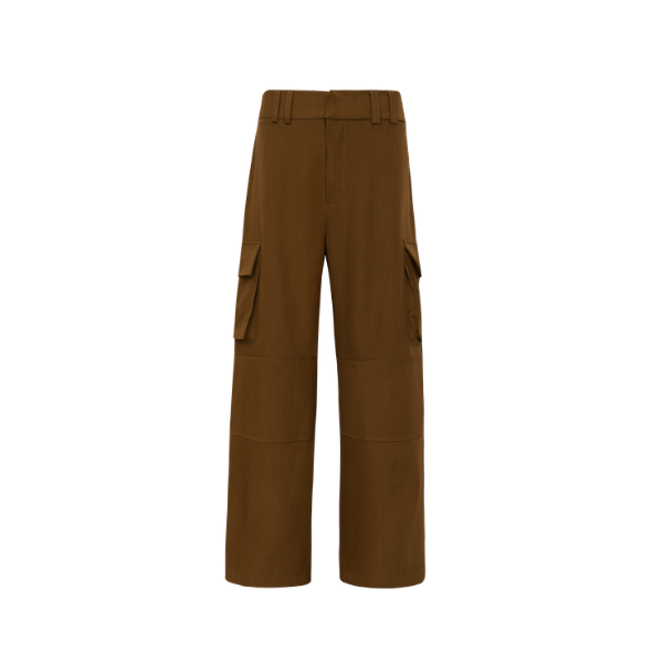 Calça Cargo Alfaiataria Chocolate