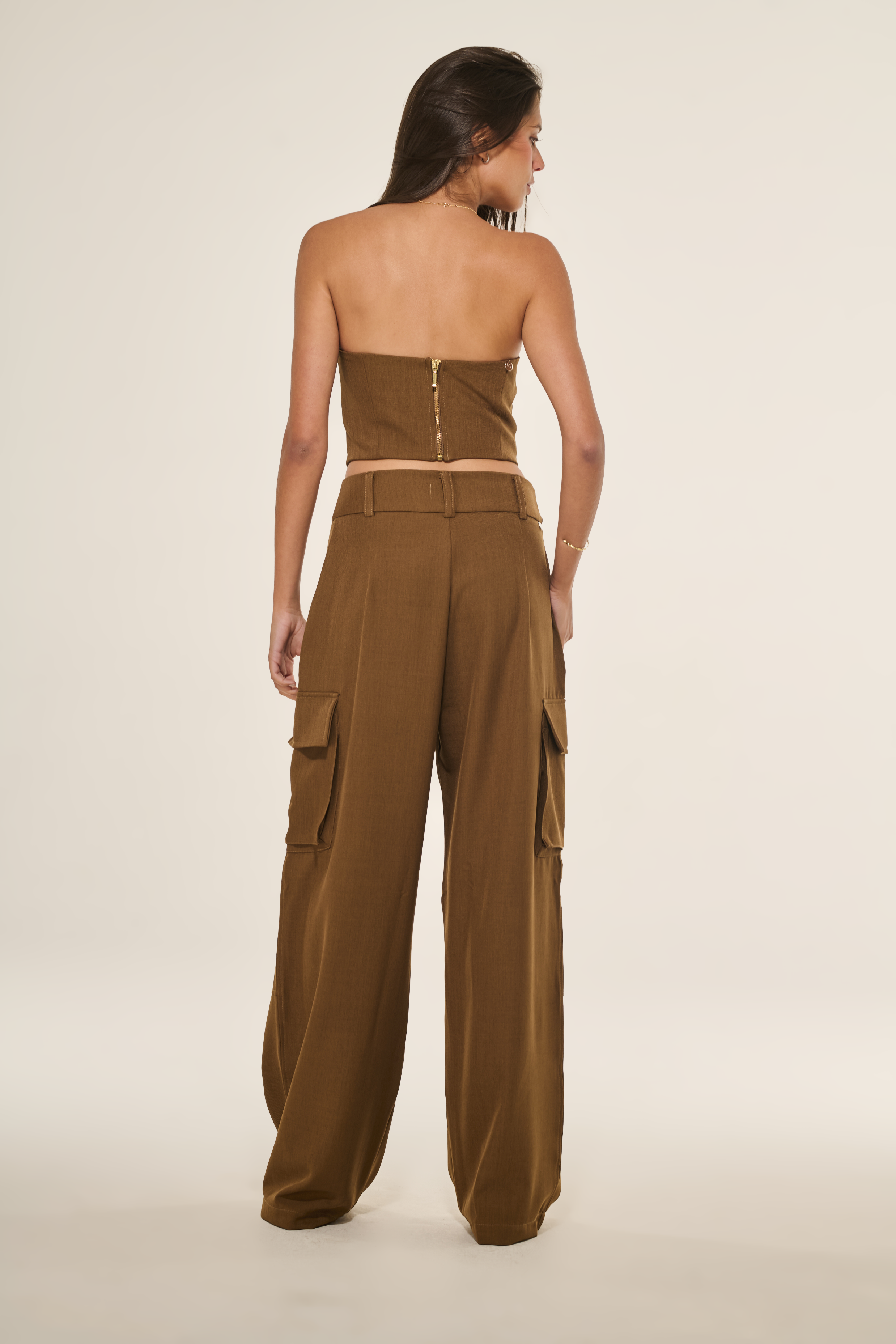 Corset Alfaiataria Chocolate