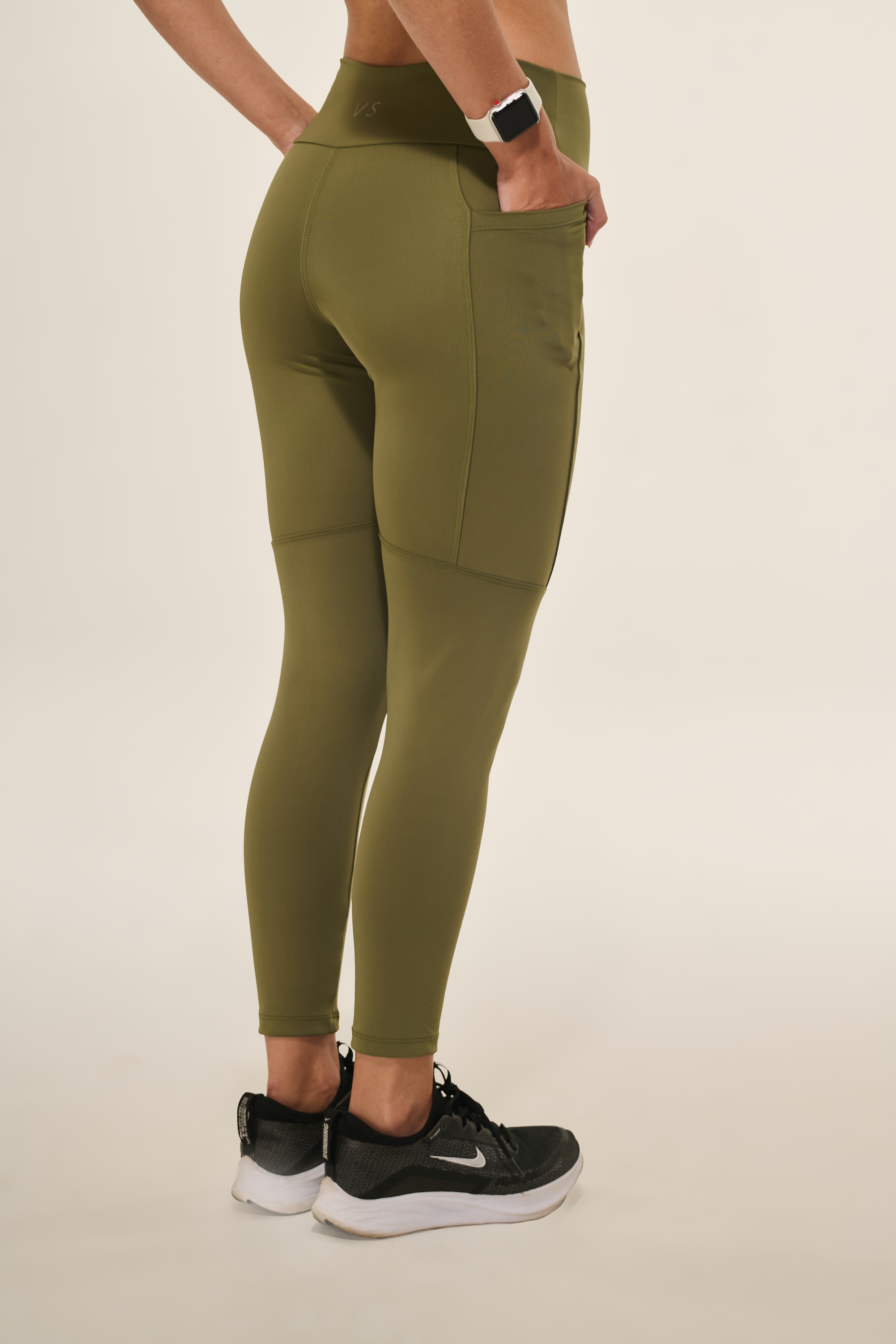 Legging com Bolsos Laterais Verde Cancún