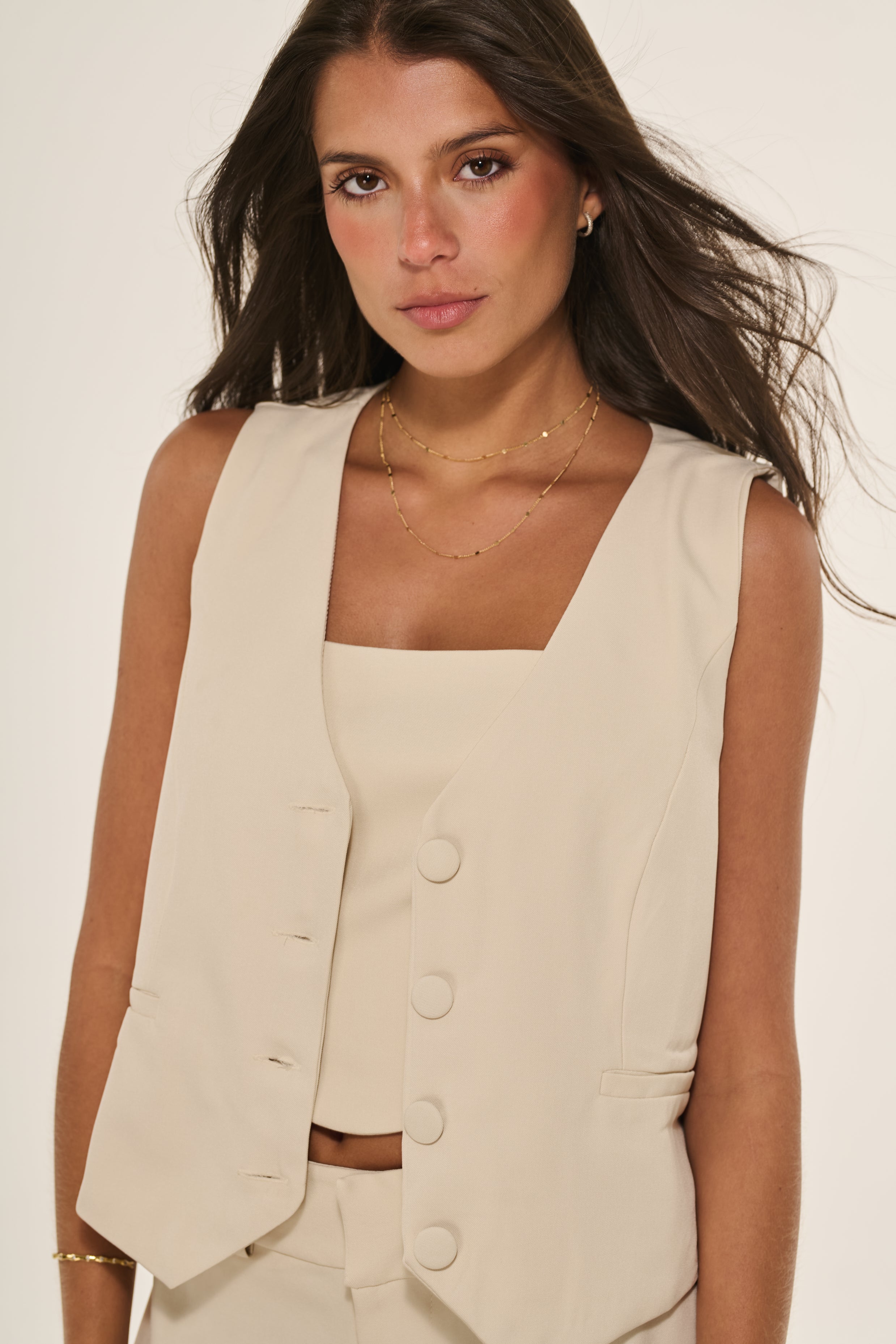 Colete Alfaiataria Off White