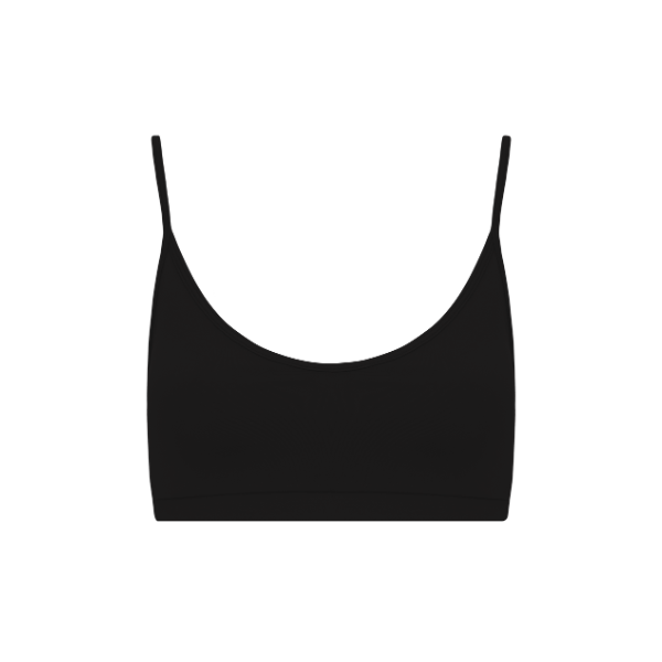 Top Alças Finas Preto