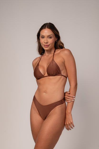 Calcinha Asa Delta Tradicional Marrom Capri