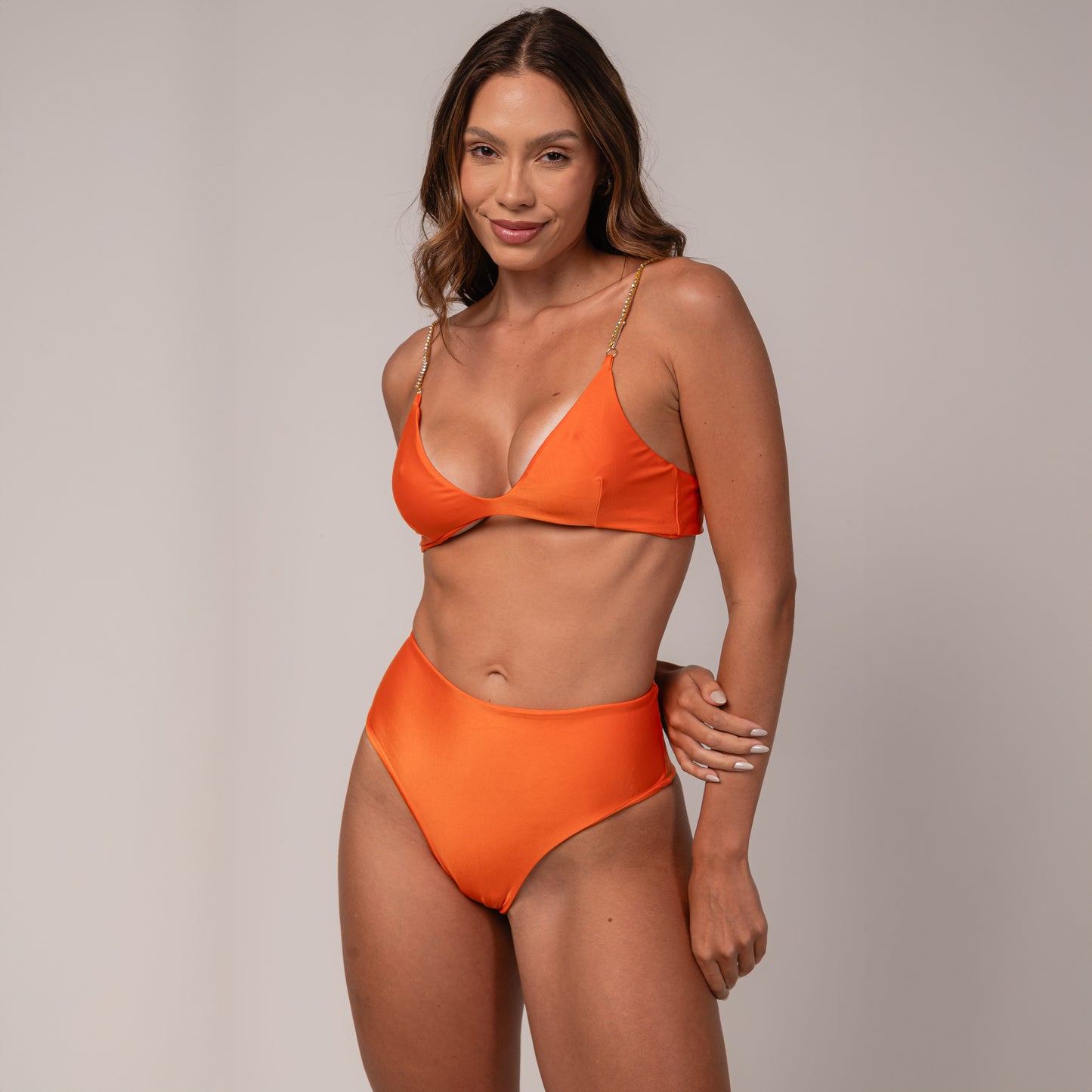 Calcinha Hot Pants Tangerina