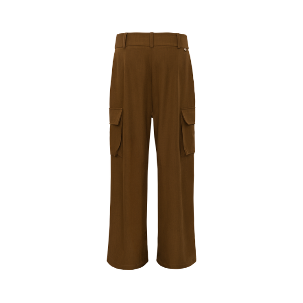 Calça Cargo Alfaiataria Chocolate