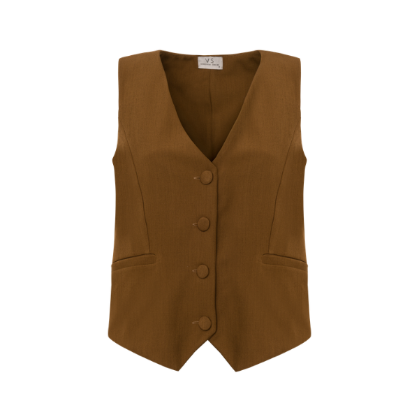 Colete Alfaiataria Chocolate