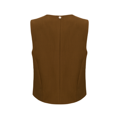 Colete Alfaiataria Chocolate