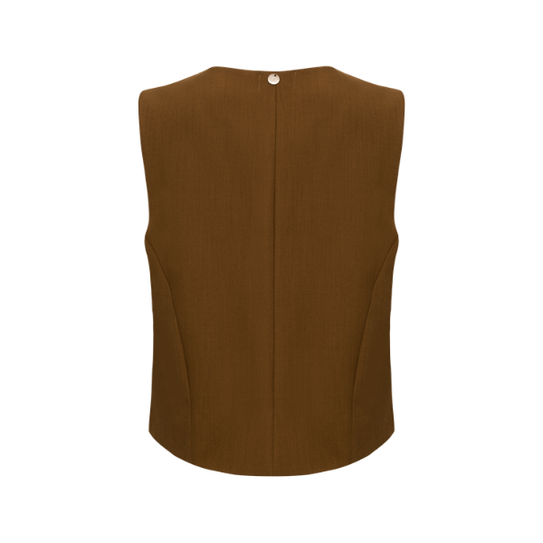 Colete Alfaiataria Chocolate