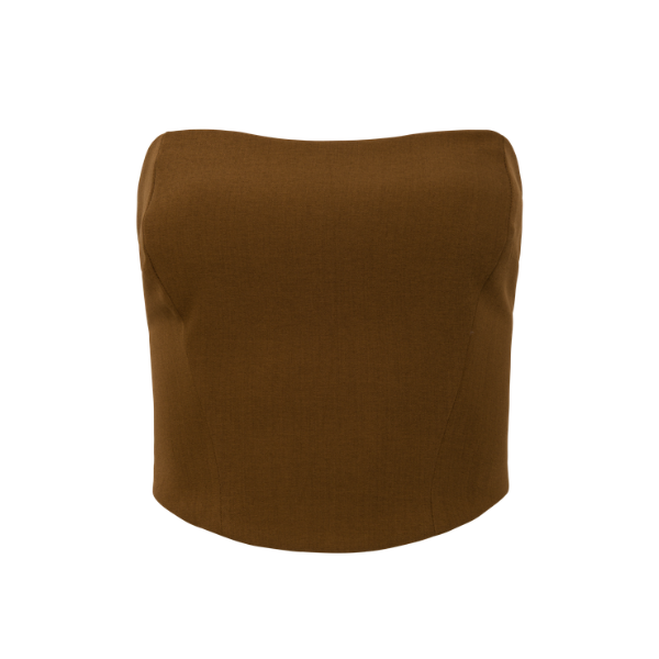Corset Alfaiataria Chocolate