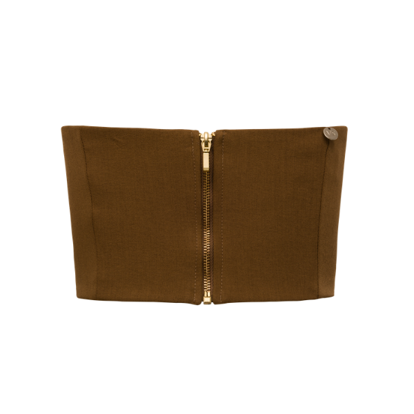 Corset Alfaiataria Chocolate