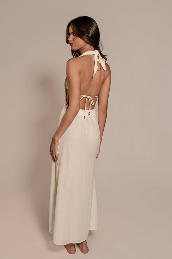 Vestido Pareô Duna Vanilla