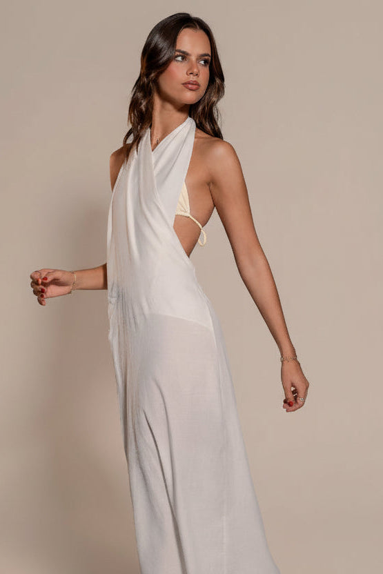 Vestido Pareô Duna Vanilla