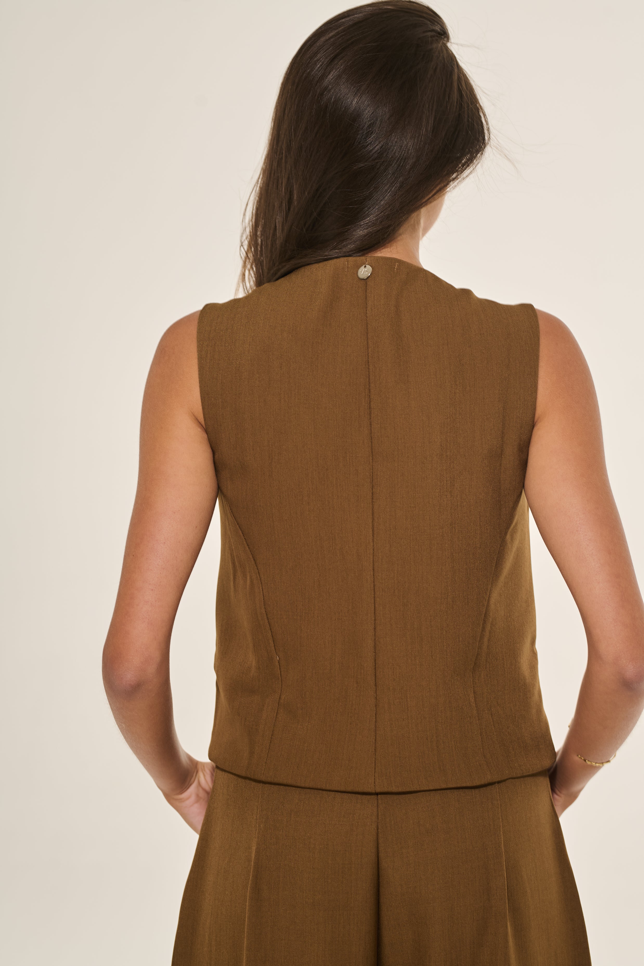 Colete Alfaiataria Chocolate