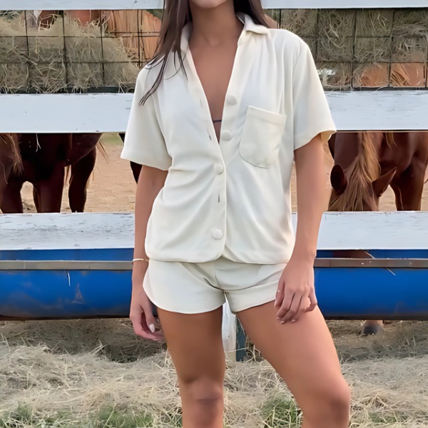 Camisa Manga Curta Atoalhado Off