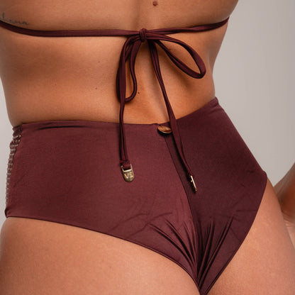 Calcinha Hot Pants Hot Fix Brown Barolo