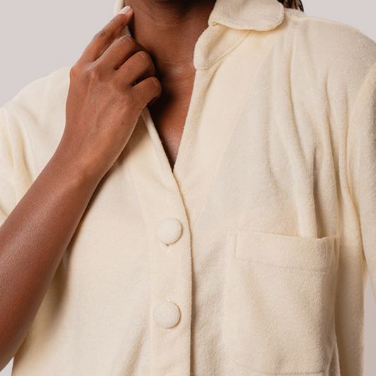 Camisa Manga Curta Atoalhado Off